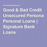 Unsecured Signature Loan