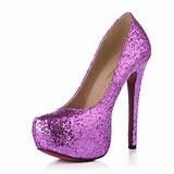Photos of Purple High Heel Shoes