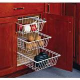 Kitchen Cabinet Storage Baskets