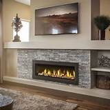 Modern Rectangular Gas Fireplace Photos