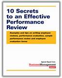 How To Write A Performance Review For An Employee