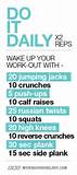 Pictures of Quick Fitness Routine