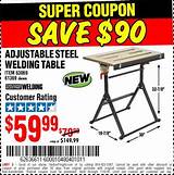 Images of Harbor Freight Welding Table Coupon