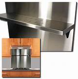 36 Stainless Steel Backsplash With Shelf Pictures