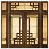 Art Deco Glass Sliding Doors
