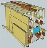 Rolling Wood Storage Rack Plans