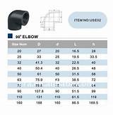 90 Degree Pipe Elbow Dimensions Images
