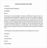 Pictures of Best Mba Letter Of Recommendation