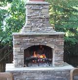 Pictures of Outside Fireplaces