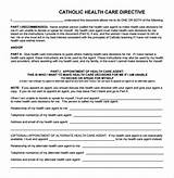 Pictures of Catholic Advance Medical Directive