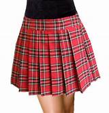 Red School Skirt Images