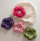 Photos of Cute Baby Girl Hats With Flowers