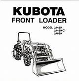Kubota La480 Loader Parts Pictures