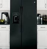 Pictures of Ge Refrigerator Side By Side Black