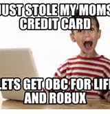 Pictures of Moms Credit Card