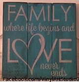 Pictures of Family Quotes Wood Signs