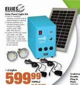 Pictures of Ellies Solar Panel Light Kit 4 Lights