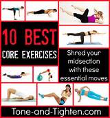 Core Strength Training Exercises Photos
