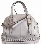 Michael Kors White Leather Handbag