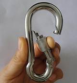 Pictures of Stainless Steel Spring Snap Hook Carabiner