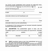 Residential Real Estate Lease Agreement Pictures