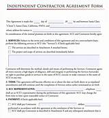 Pictures of Free Sample Of Independent Contractor Agreement