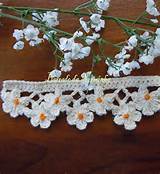 Pictures of Crochet Flower Edging