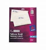 Avery Silver Foil Mailing Labels Pictures