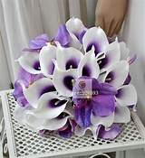 Pictures of Purple Real Touch Flowers