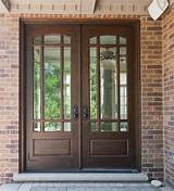 Exterior Double Entry Doors With Glass Images