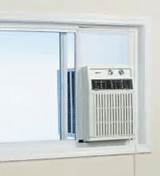Horizontal Sliding Window Air Conditioner Installation Images