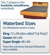 Photos of Waterbed Mattress Size Chart