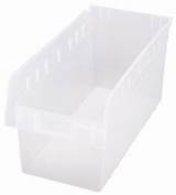 Clear Plastic Shelf Bins Pictures