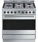 Images of Gas Stovetop And Electric Oven