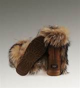 Fox Fur Boots Women