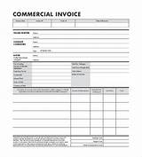 International Shipping Commercial Invoice Template