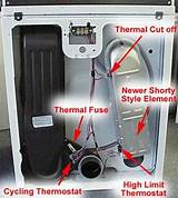 Images of Admiral Gas Dryer Not Heating