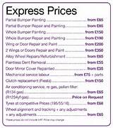 Automotive Repair Prices Pictures