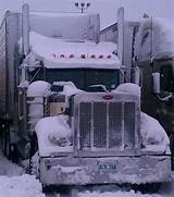 Trucks Driving On Ice