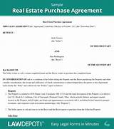 Pictures of Indiana Residential Purchase Agreement