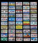 Pictures of All 50 States License Plates