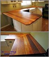 Reclaimed Wood Kitchen Countertops Photos