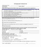 Photos of Self Employment Income Verification Form