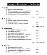Performance Review Knowledge Of Work Pictures