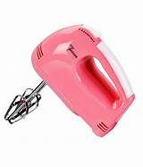 Pink Electric Hand Mixer Images