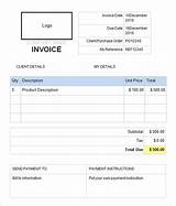 Pictures of Commercial Invoice Word Document
