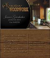 Images of Woodworking Business Cards