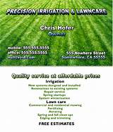 Photos of Lawn And Landscaping Business Cards