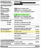 Gas Bill Template