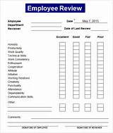 Pictures of Free Employee Review Template